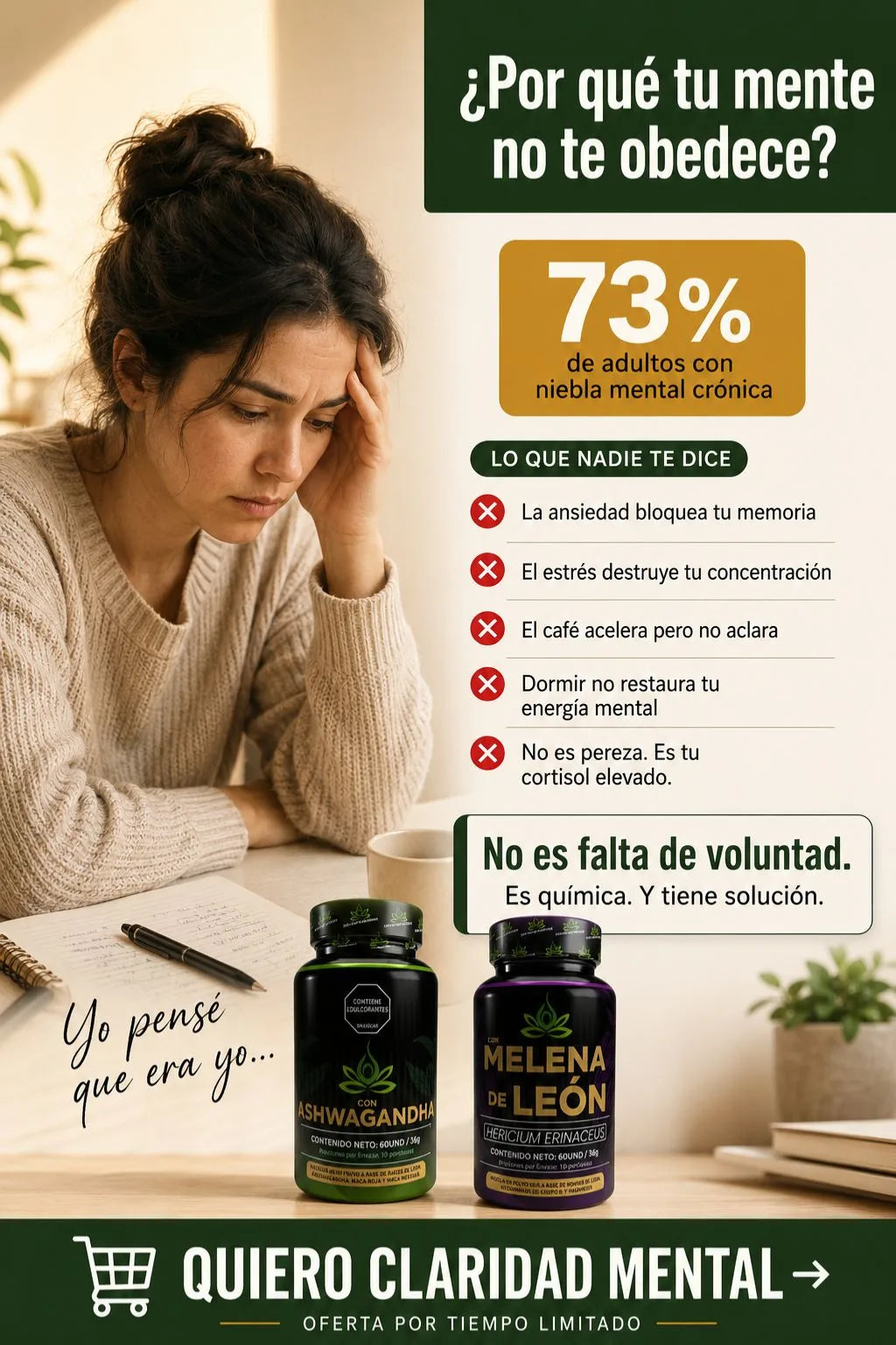 Por que tu mente no te obedece - ansiedad y bloqueo mental