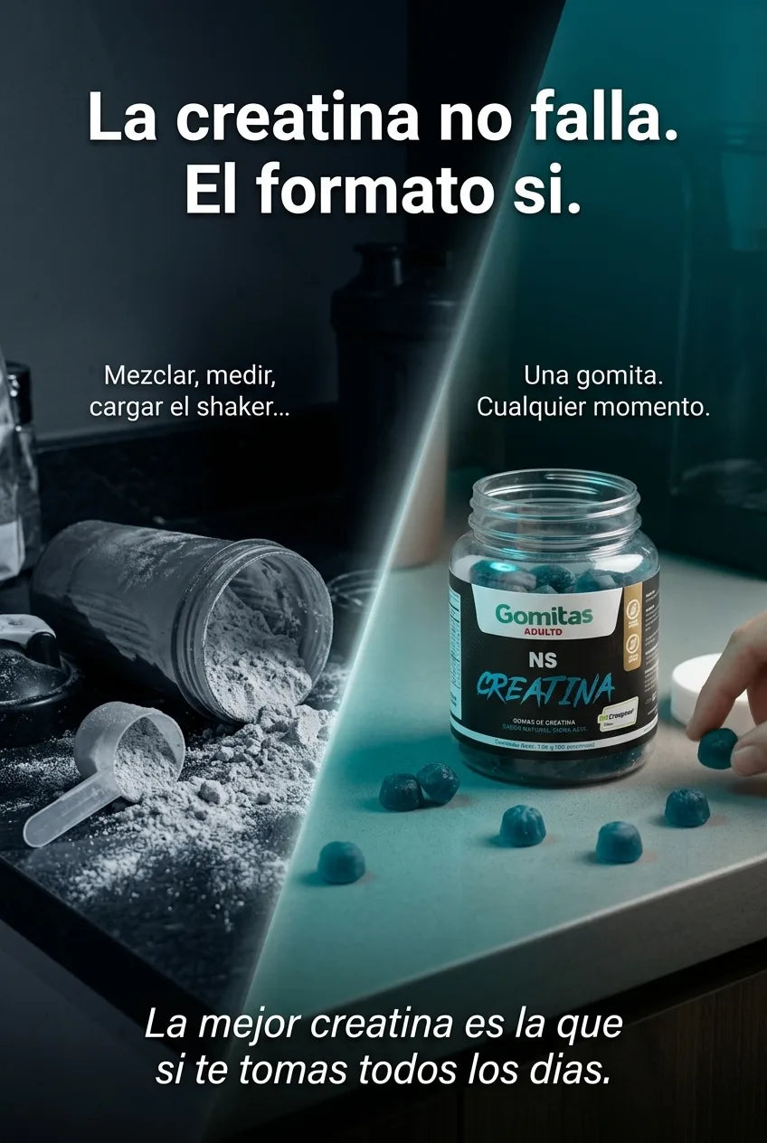 La creatina no falla. El formato sí.
