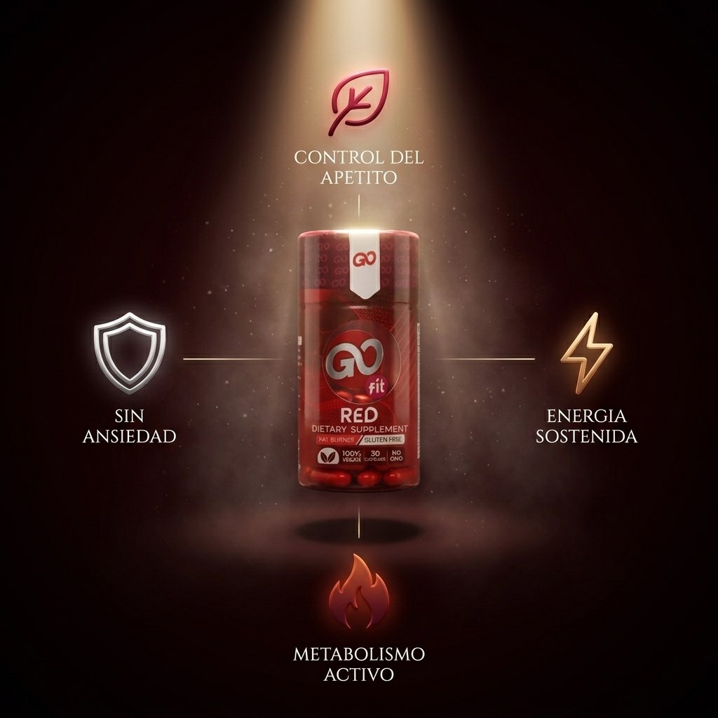 Go Fit Red — control apetito, sin ansiedad, energia sostenida, metabolismo activo