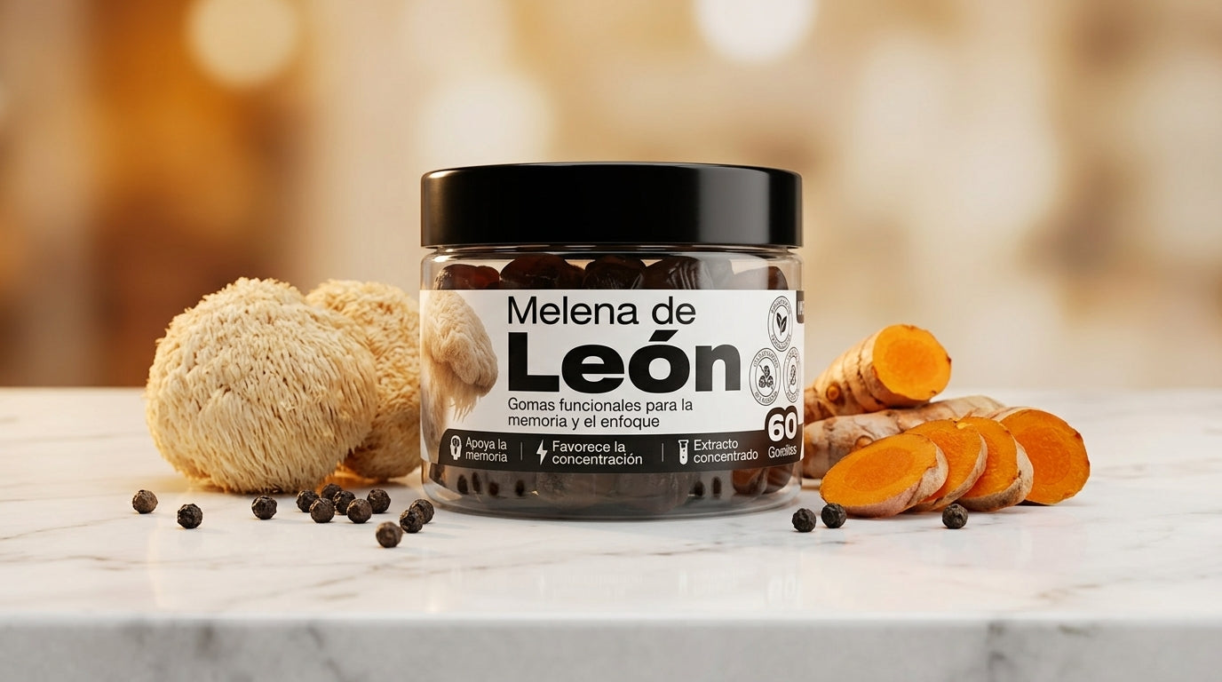 Zupi Gomitas de Melena de León con Cúrcuma